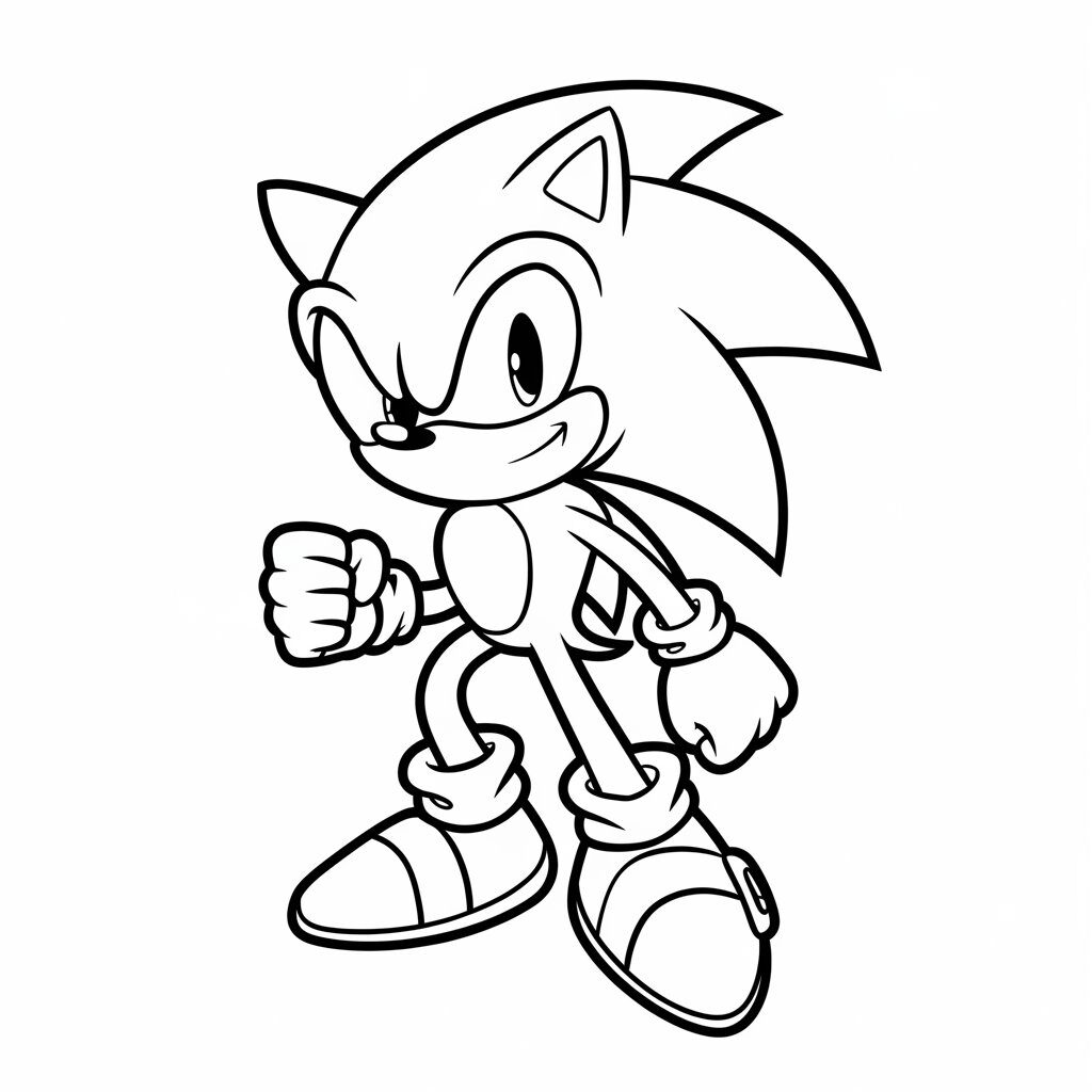 sonic ausmalbilder