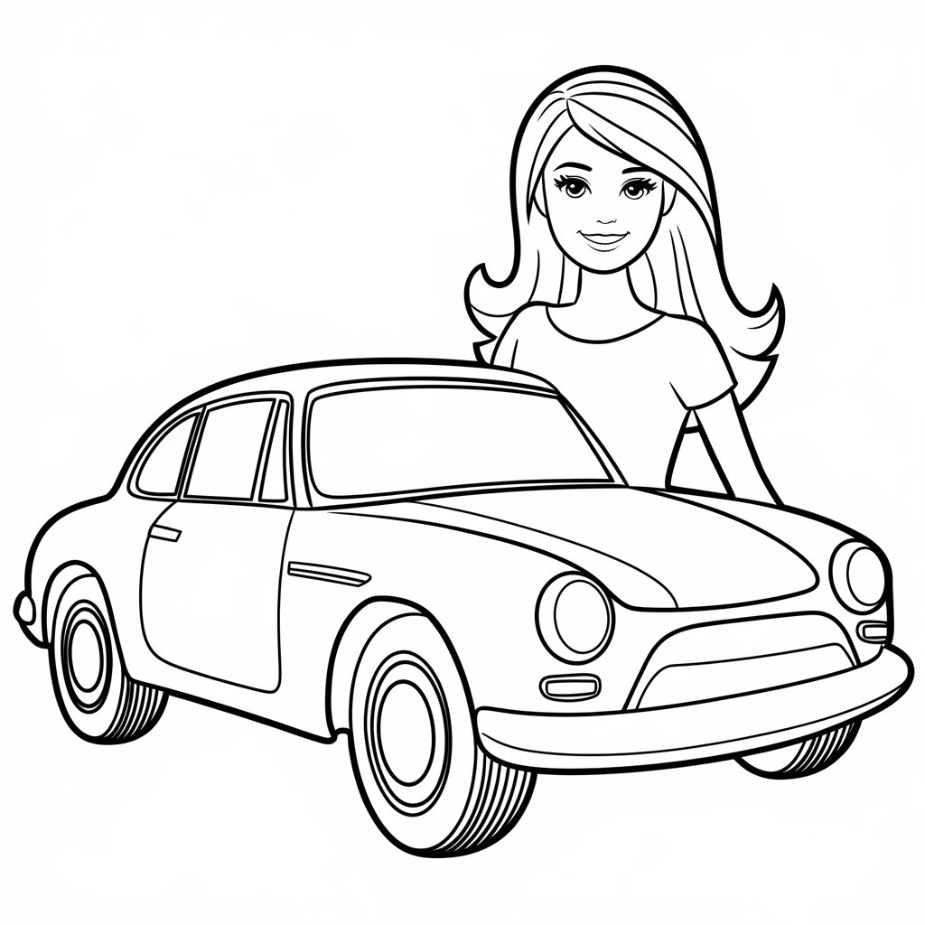 ausmalbilder kostenlos barbie