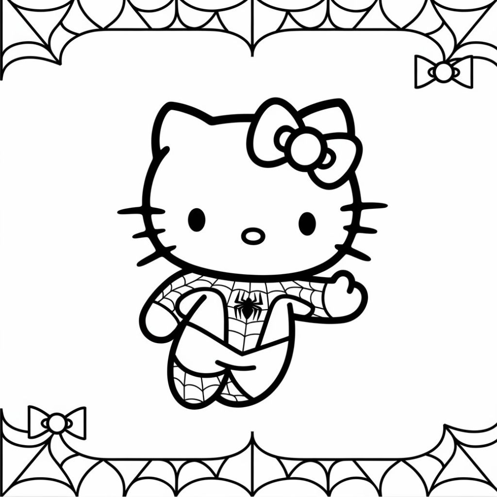 ausmalbilder hello kitty drucken