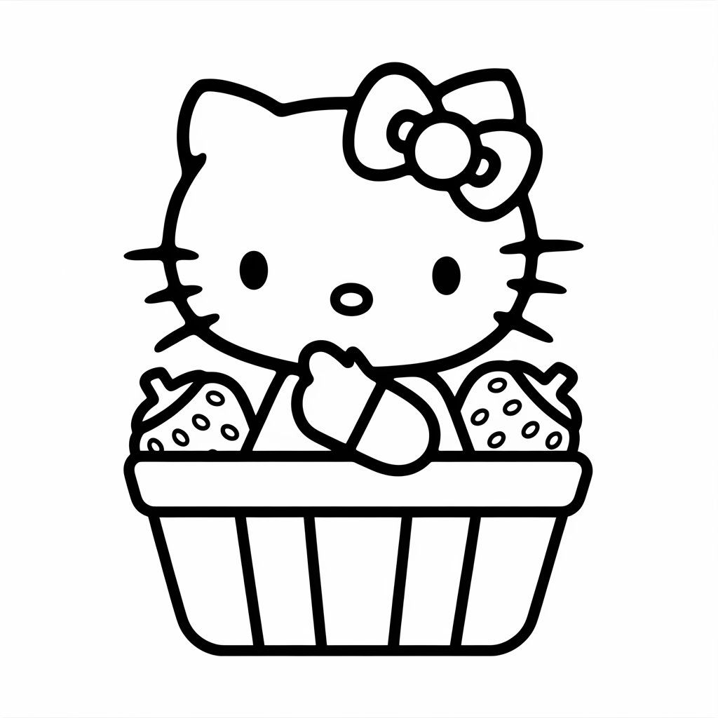 ausmalbilder hello kitty weihnachten