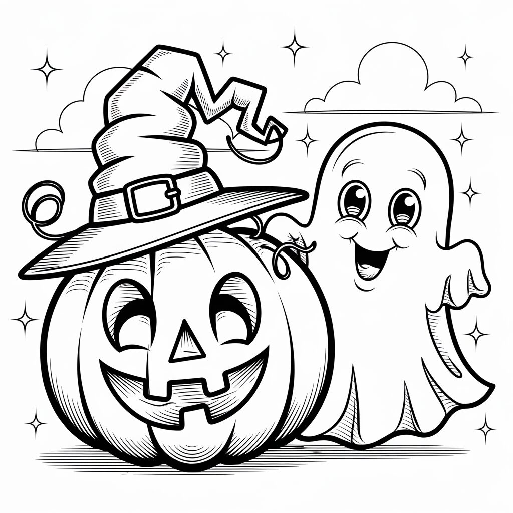 ausmalbilder von halloween