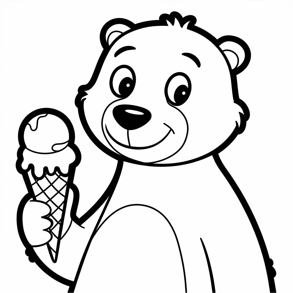 ausmalbild eis kostenlos