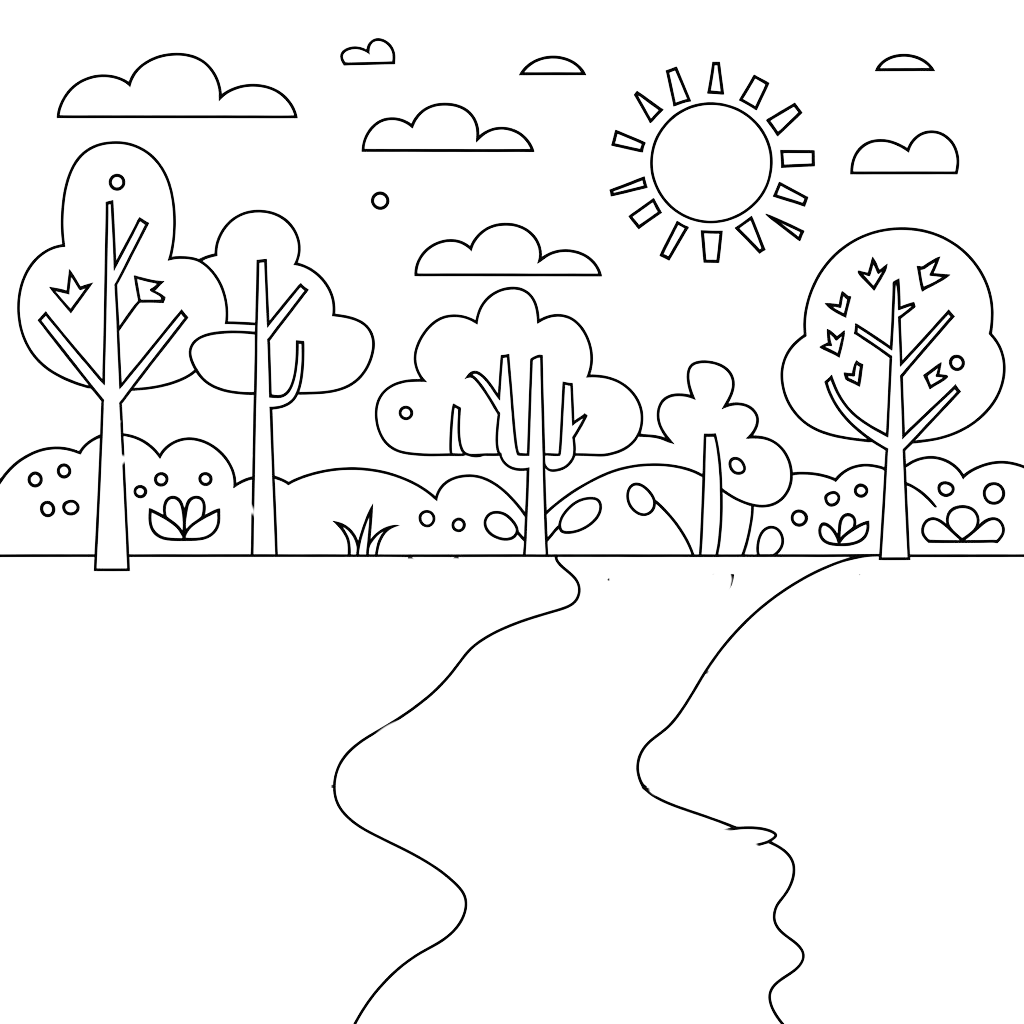 fenster malvorlage frühling