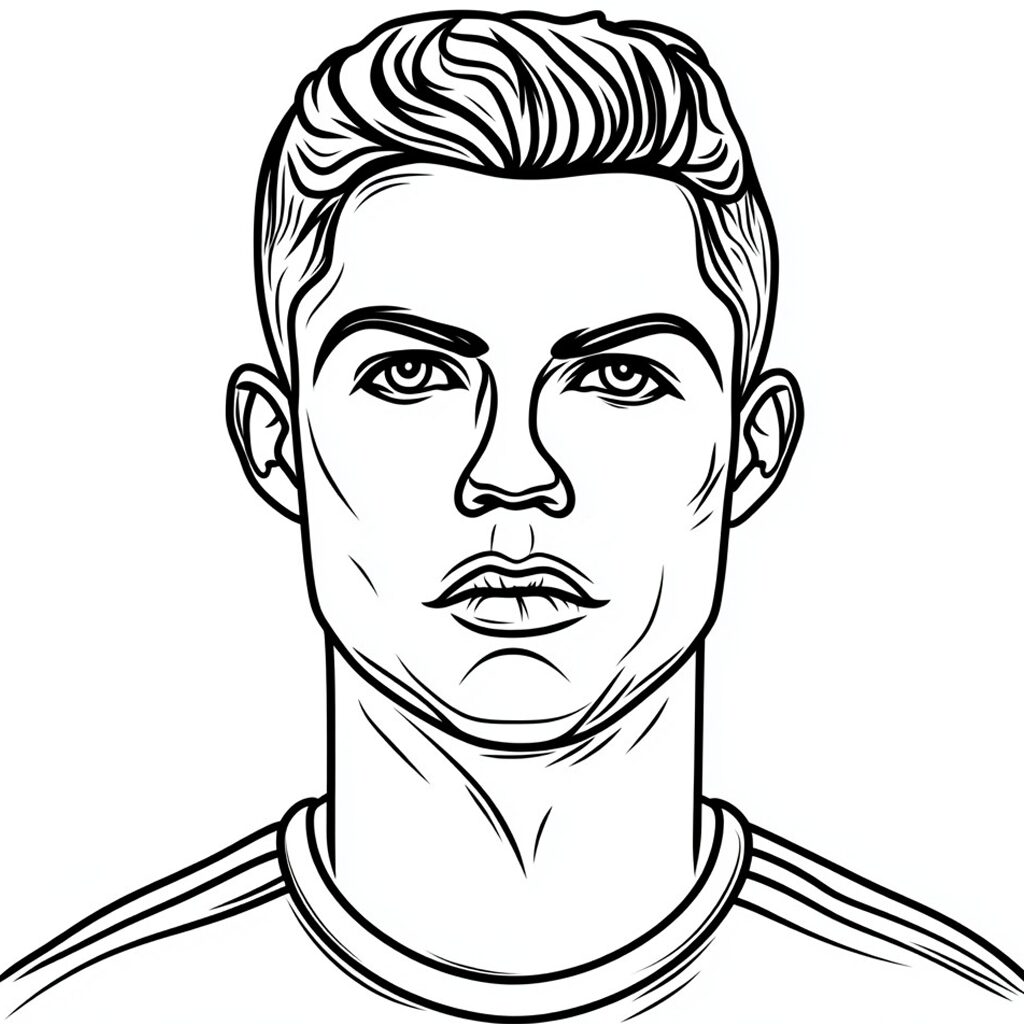 ronaldo ausmalbilder portugal