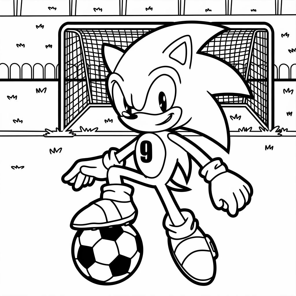 sonic.exe ausmalbild