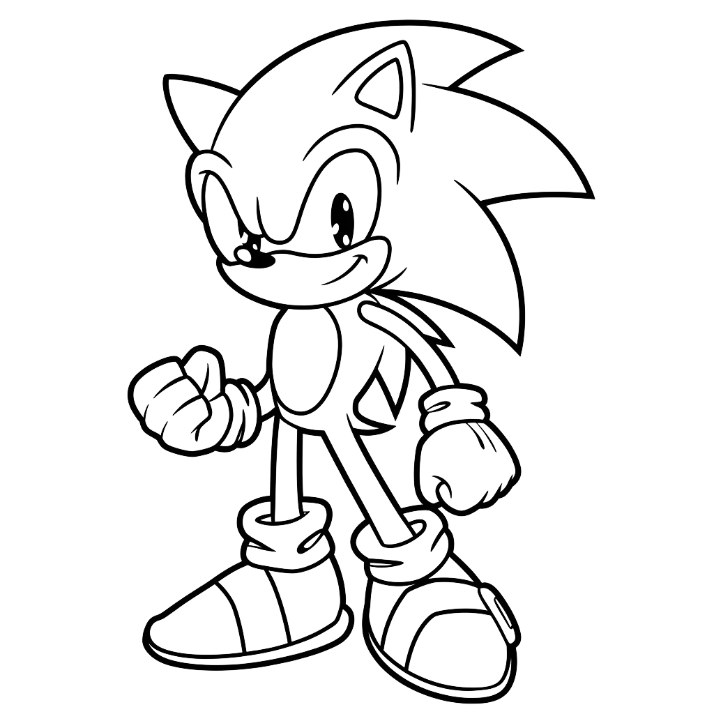 sonic the hedgehog ausmalbilder