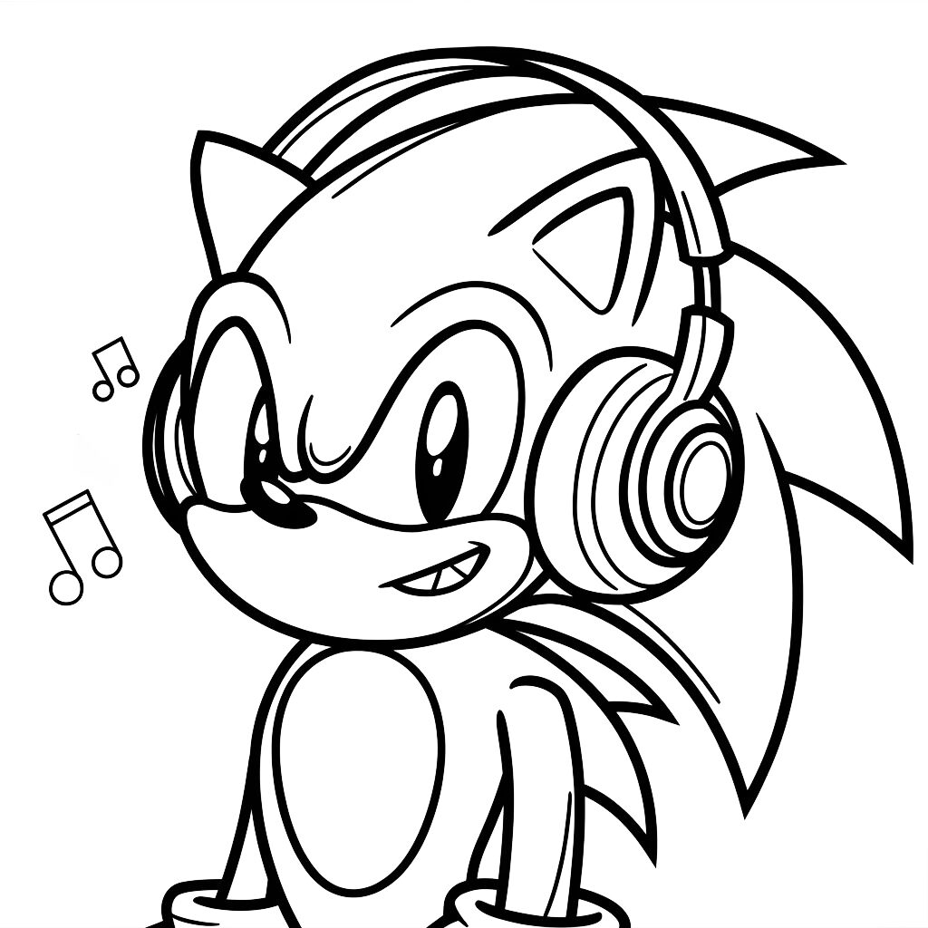 sonic ausmalbilder kostenlos