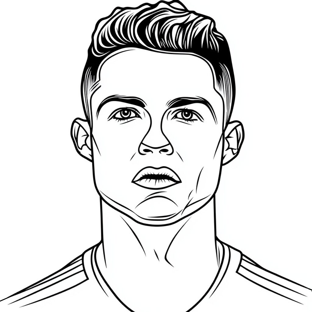 ausmalbilder cristiano ronaldo