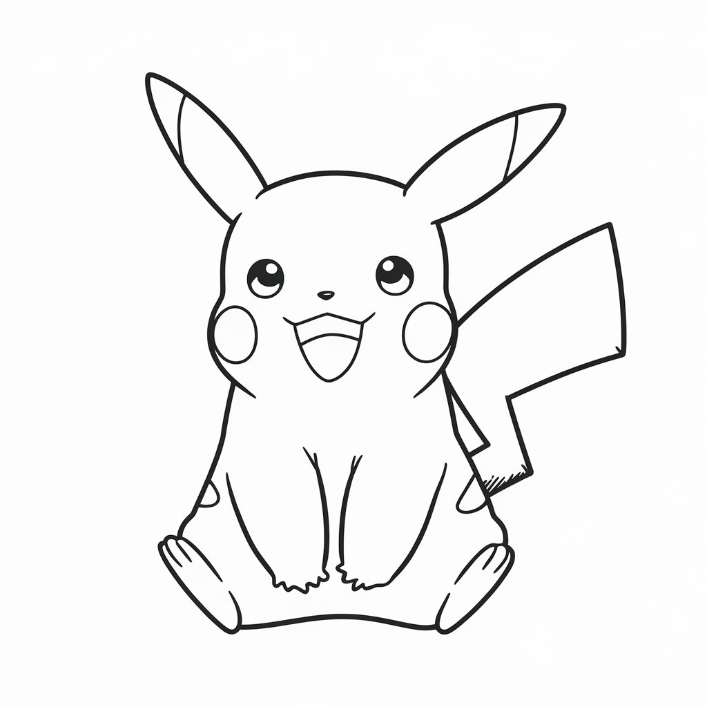 pokemon ausmalbild pikachu