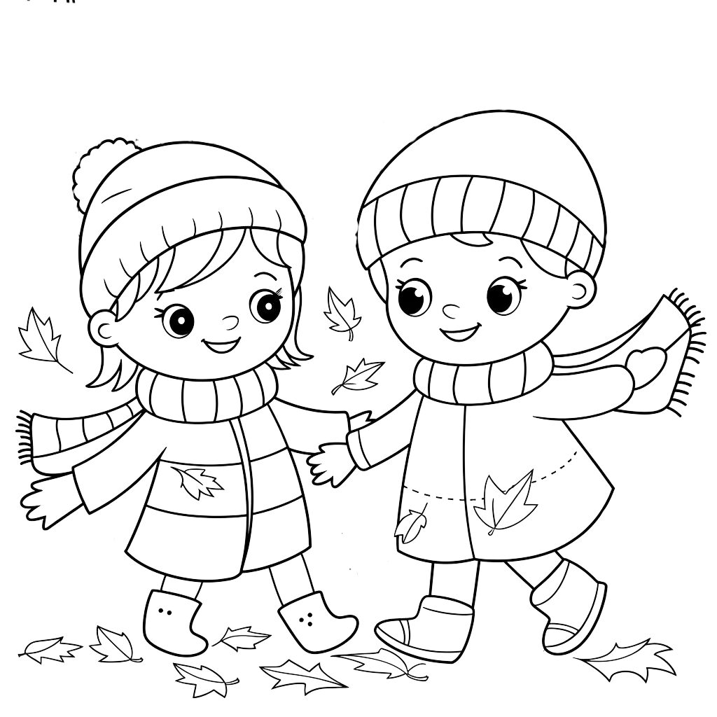 ausmalbilder herbst kindergarten