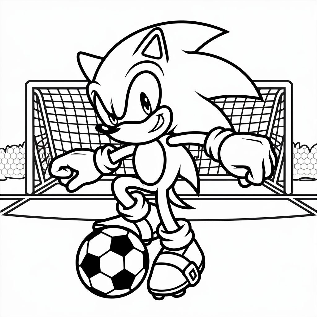 super sonic ausmalbilder