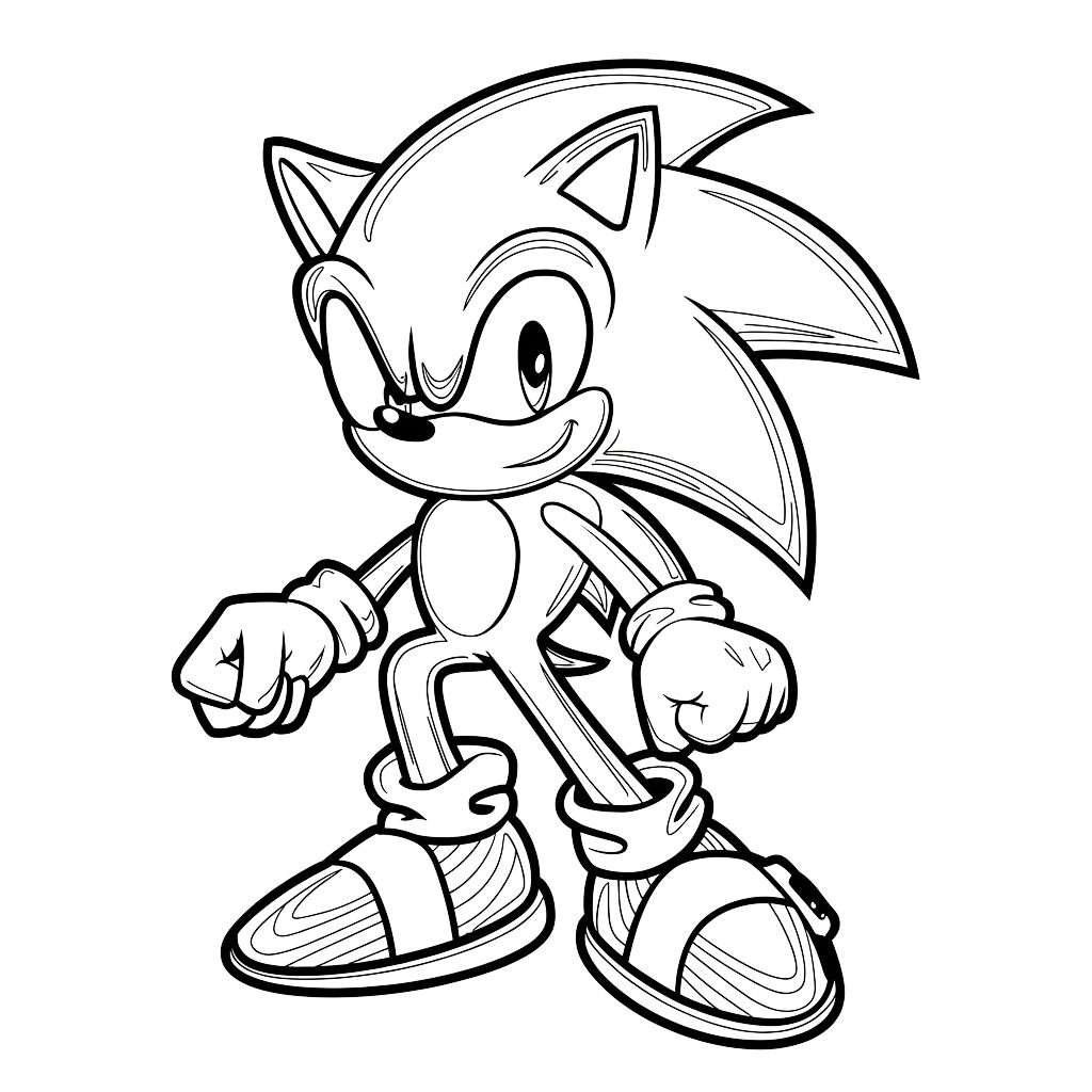 sonic ausmalbilder ausdrucken