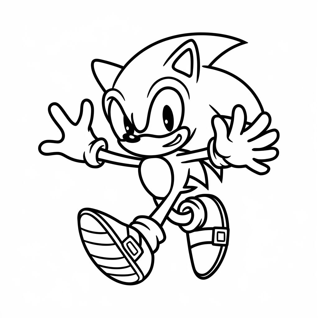 sonic ausmalbilder zum ausdrucken