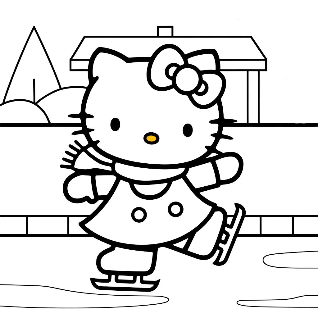ausmalbilder von hello kitty