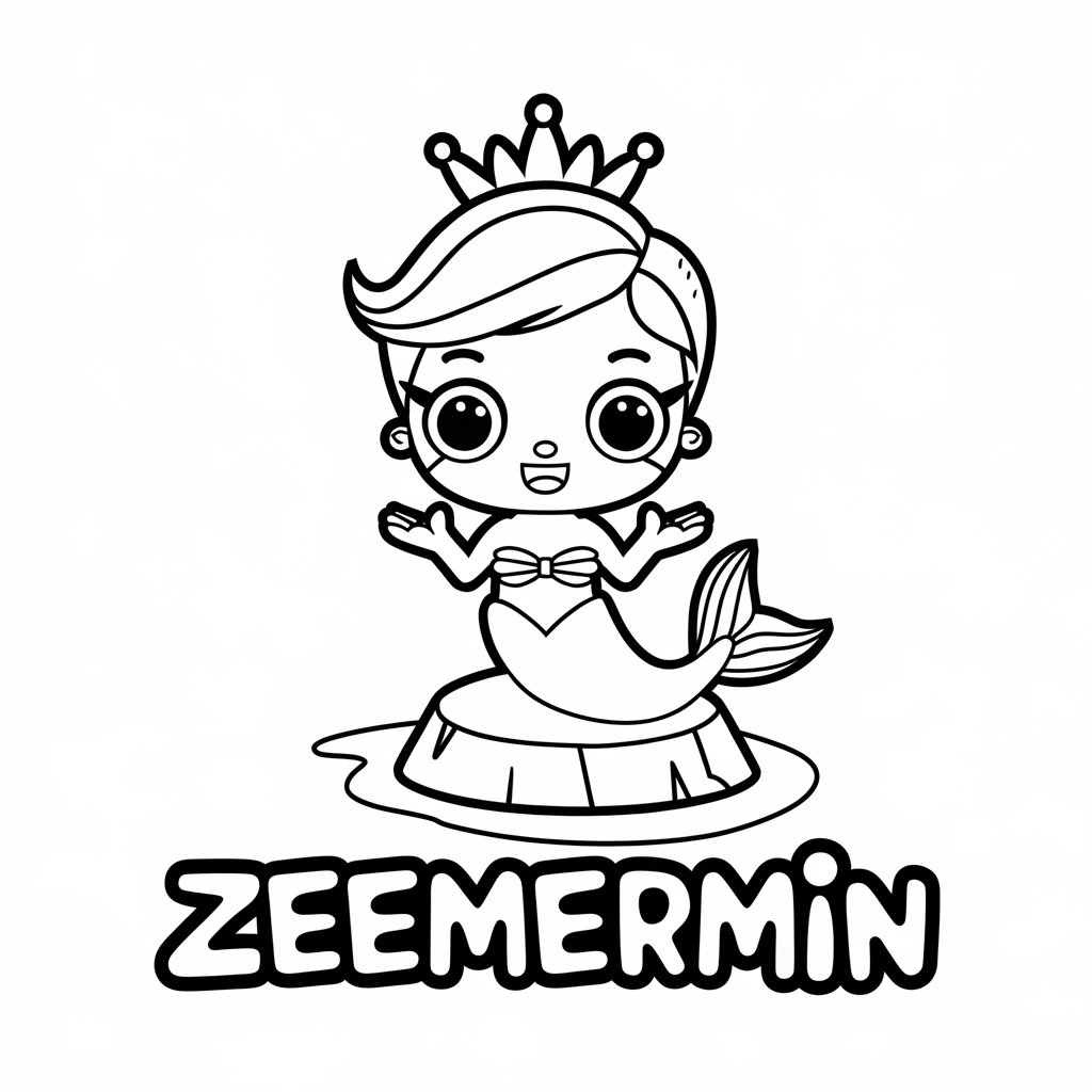 ausmalbilder kostenlos meerjungfrau