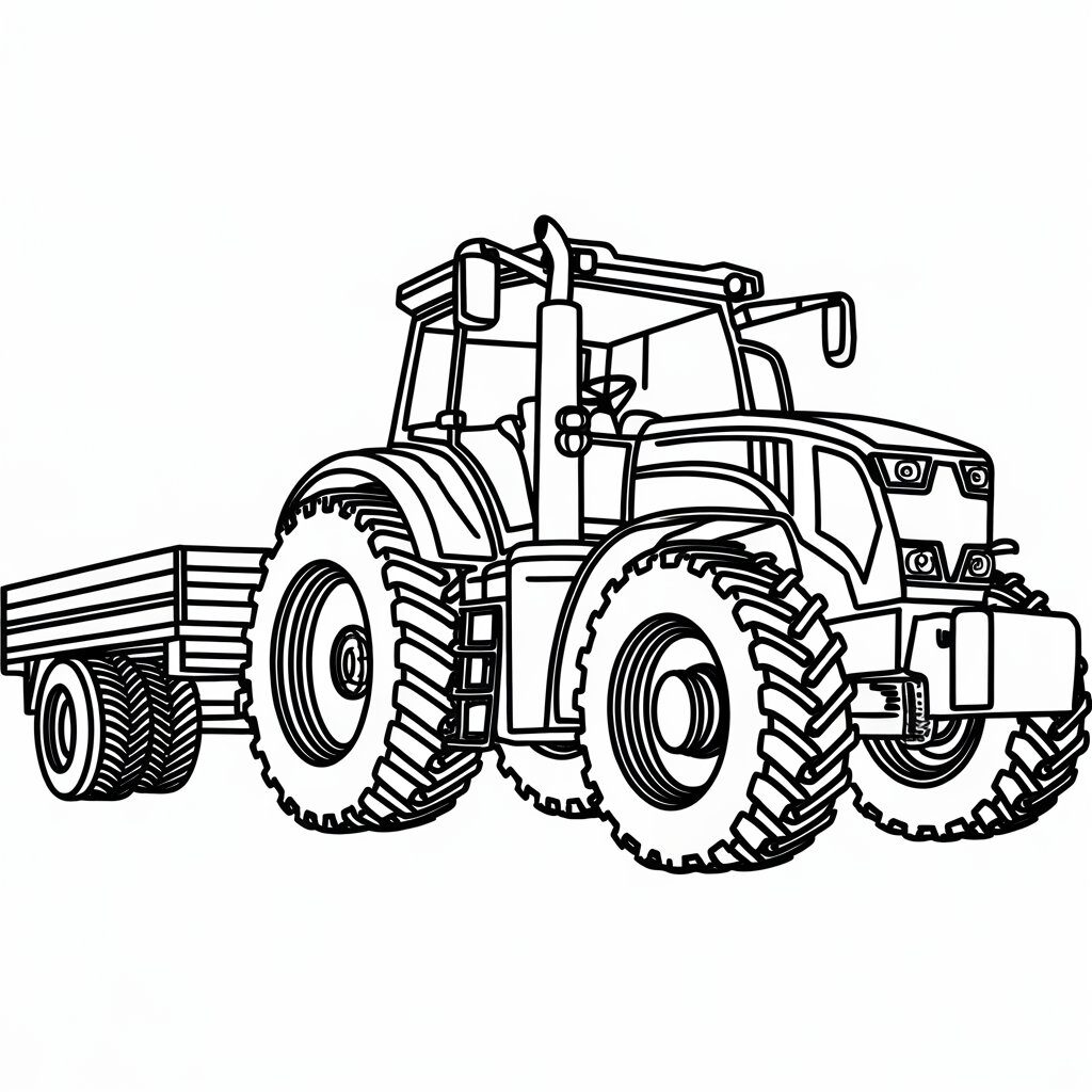 fendt traktor ausmalbilder
