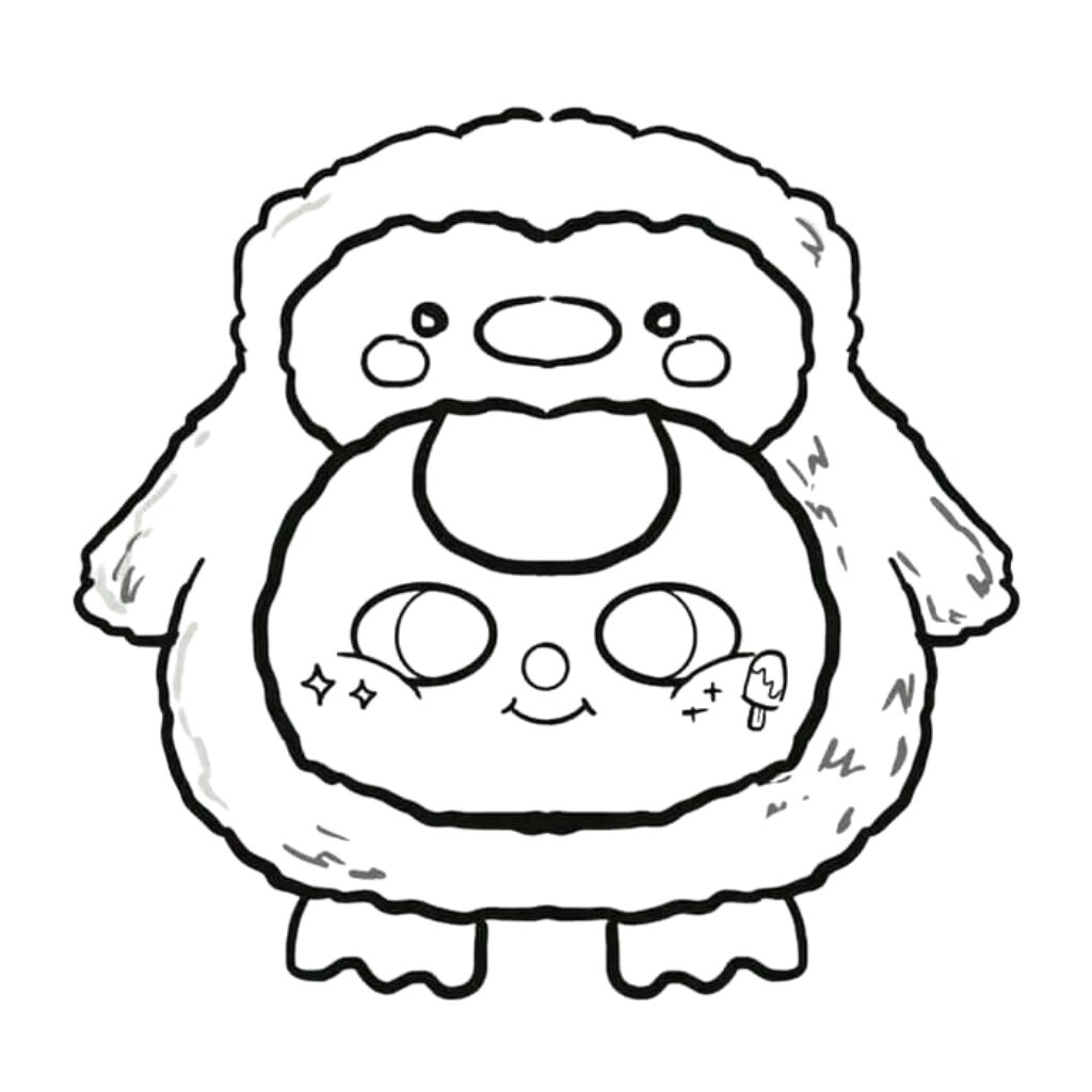 Baby Three als Tier verkleidet kostenlos