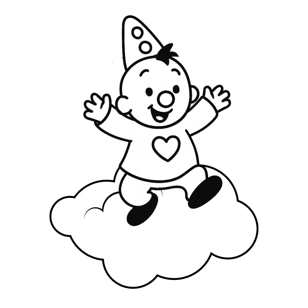 Bumbas Traumwelt Ausmalbild zum Herunterladen