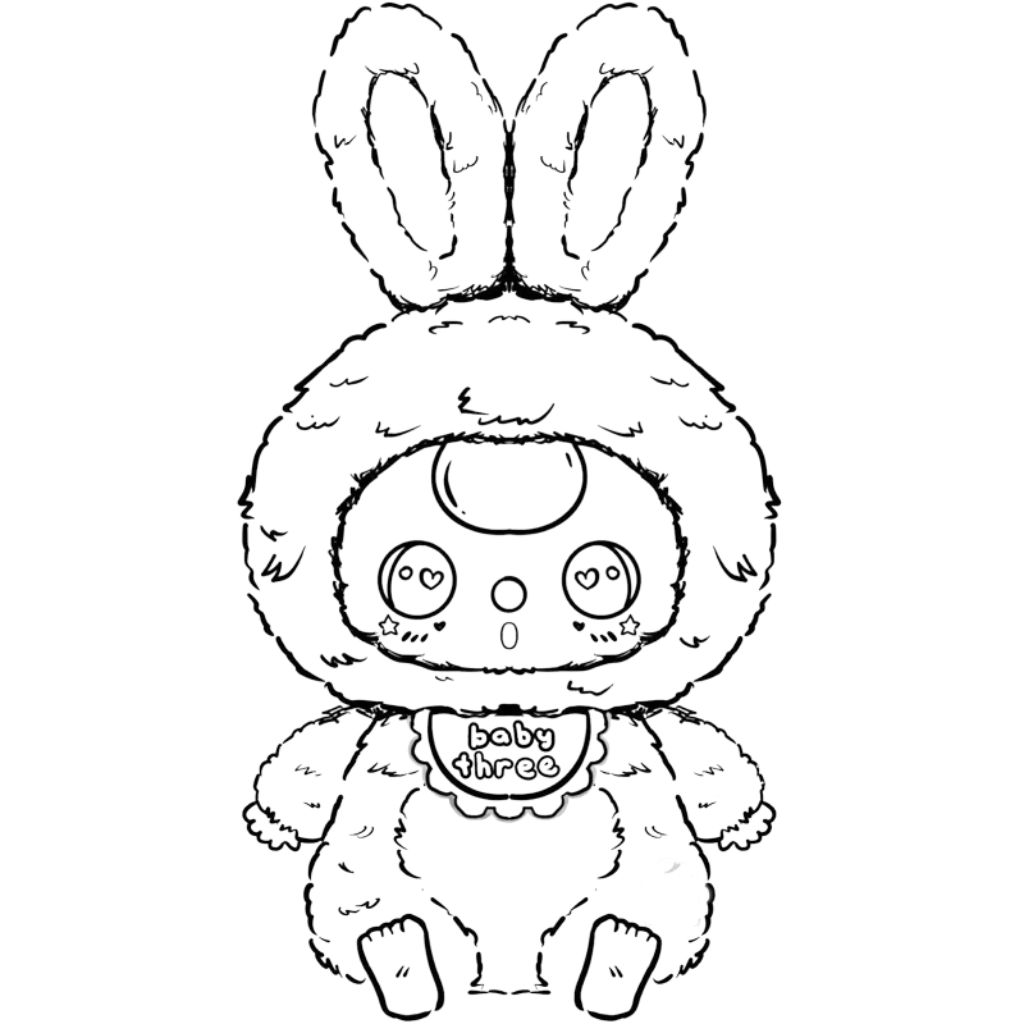 Baby Three Zeichnungen kostenlos herunterladen