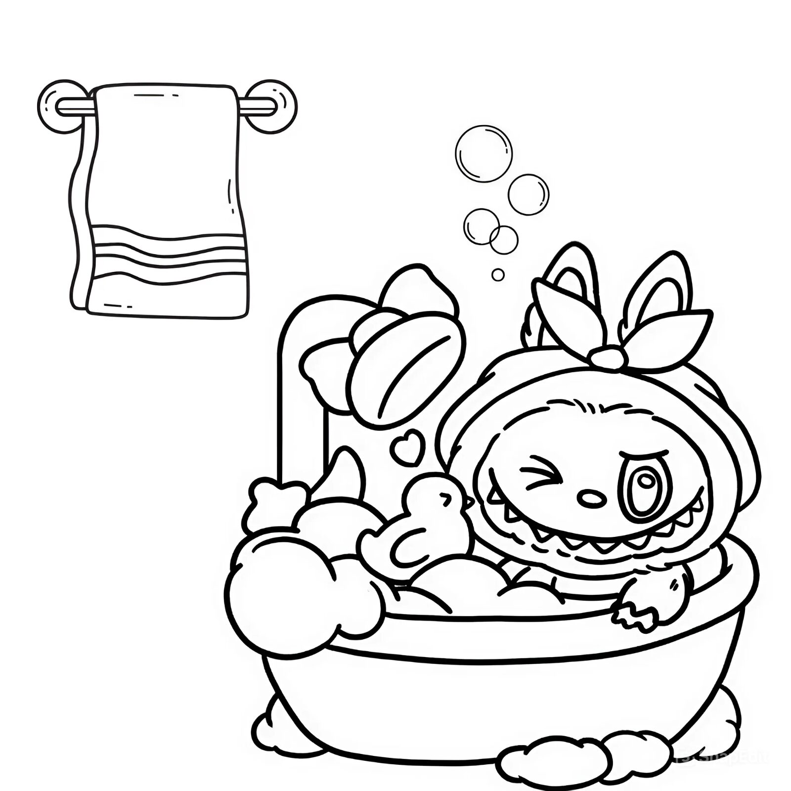 Labubu Malvorlage schön