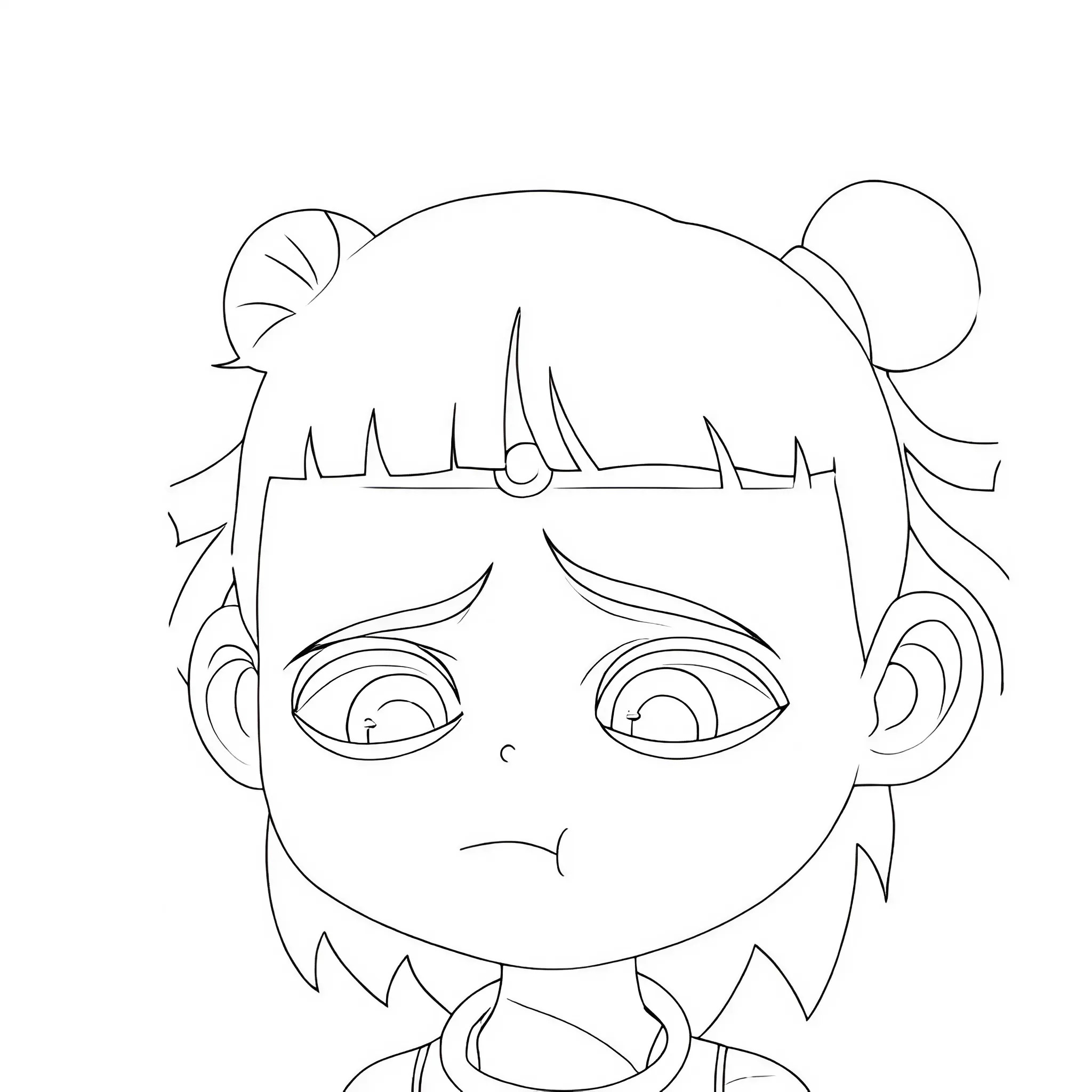 Ne Zha Ausmalbilder für Kleinkinder und Vorschulkinder