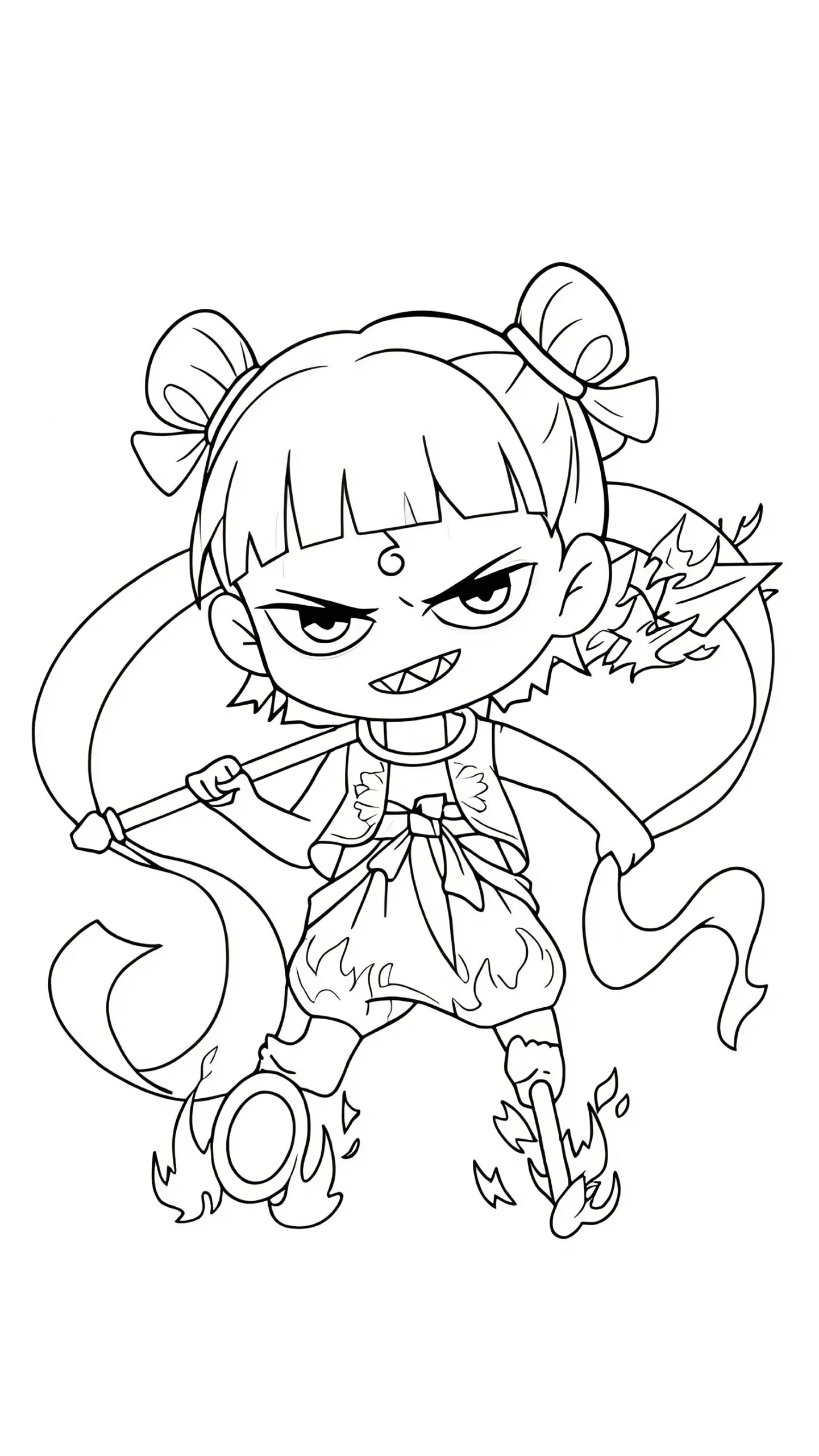 Lade Ne Zha Malvorlagen schnell und kostenlos herunter