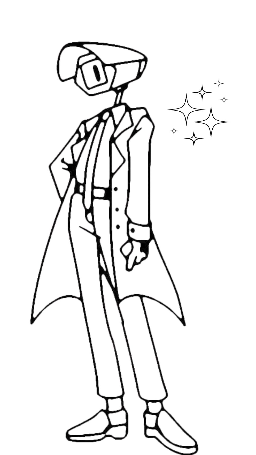 Skibidi Toilet Ausmalbild zum Herunterladen