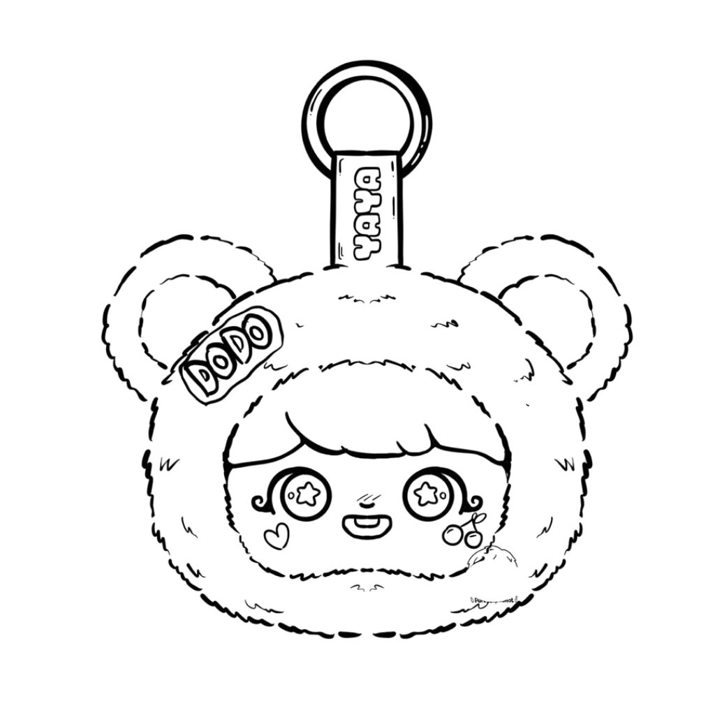 Schlüsselanhänger mit Baby Three kostenlos