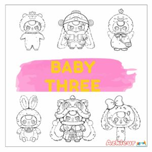 Baby Three Malvorlagen
