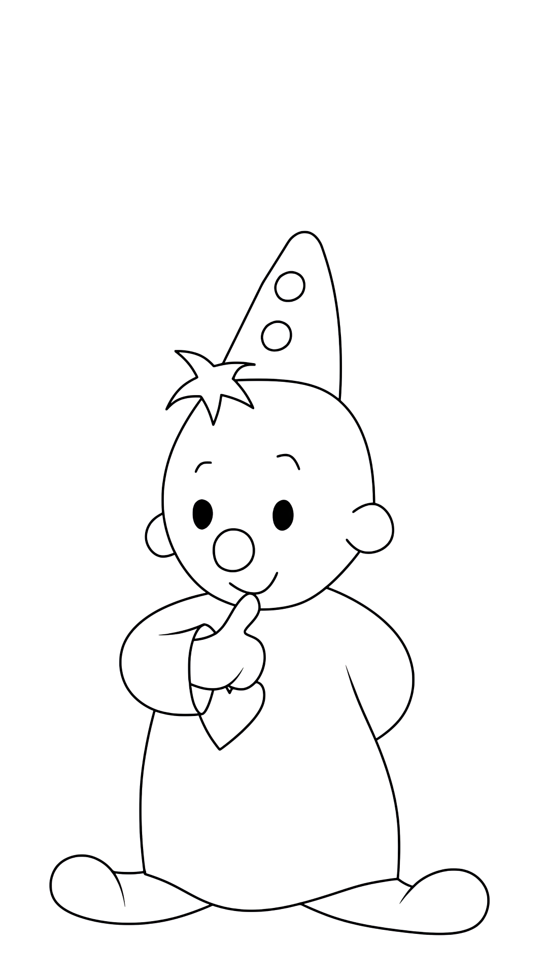 bumba Ausmalbild für Kinder