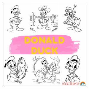 Donald Duck Ausmalbilder