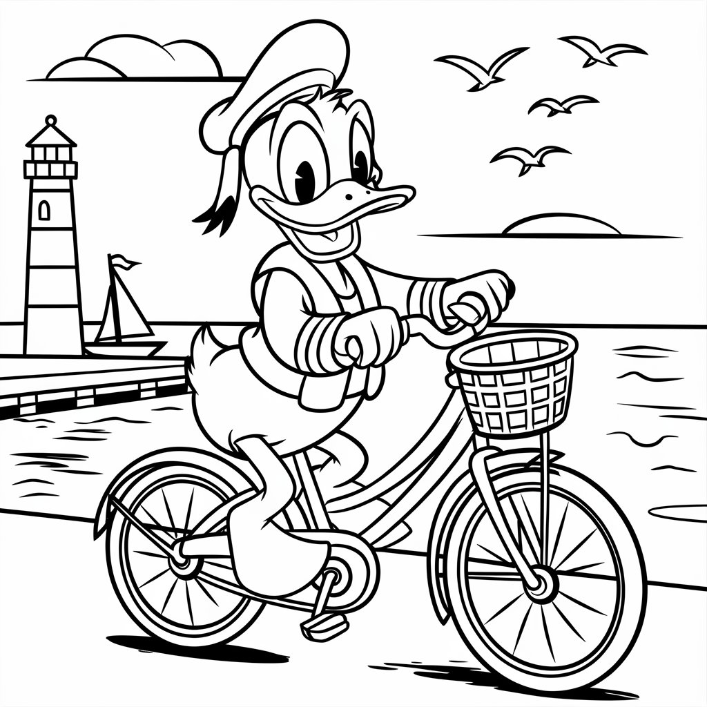 donald duck ausmalbilder zum ausdrucken