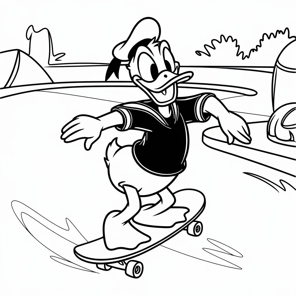 donald duck ausmalbilder zum drucken
