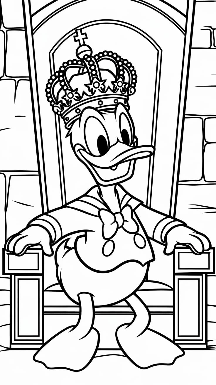 donald duck ausmalbilder gratis