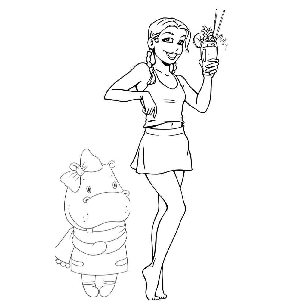 süße k3 ausmalbilder