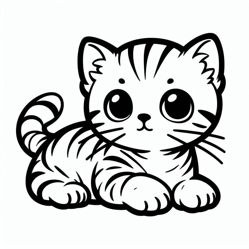 kätzchen ausmalbilder katzen für erwachsene
