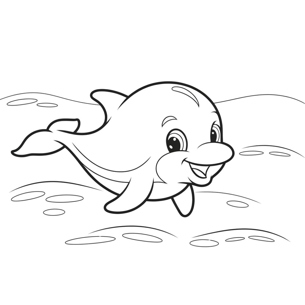 ausmalbild delfin pdf