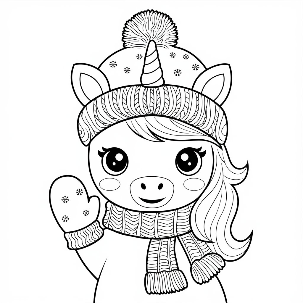 kostenlos ausmalbilder einhorn