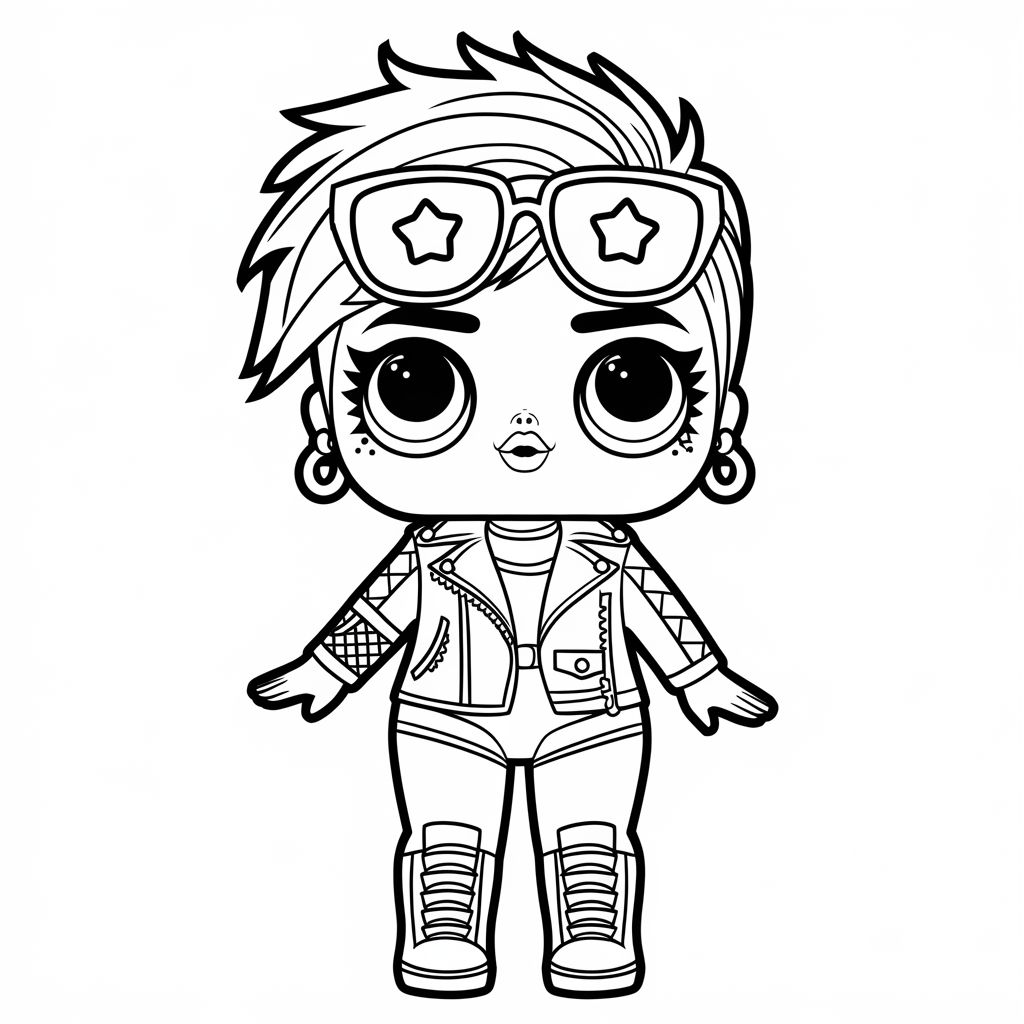 lol surprise omg ausmalbilder swag