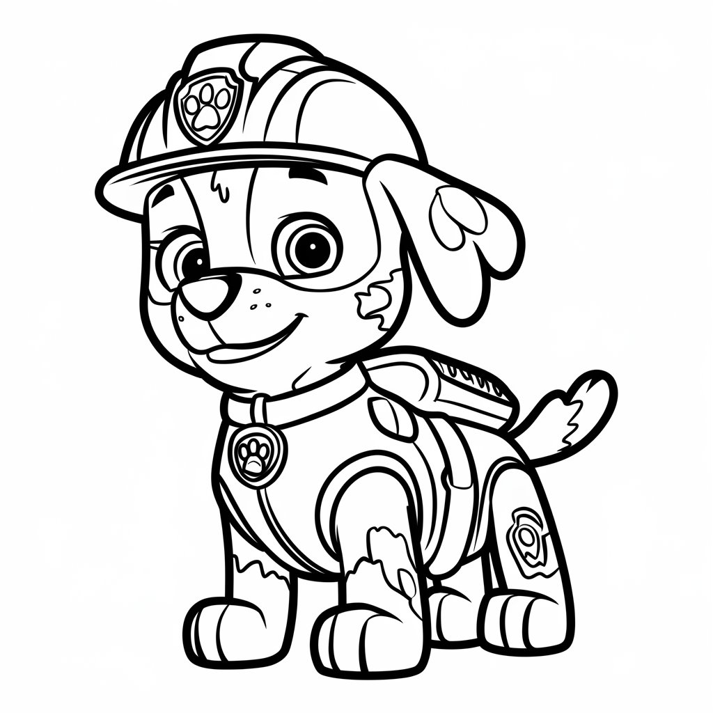 ausmalbild paw patroller