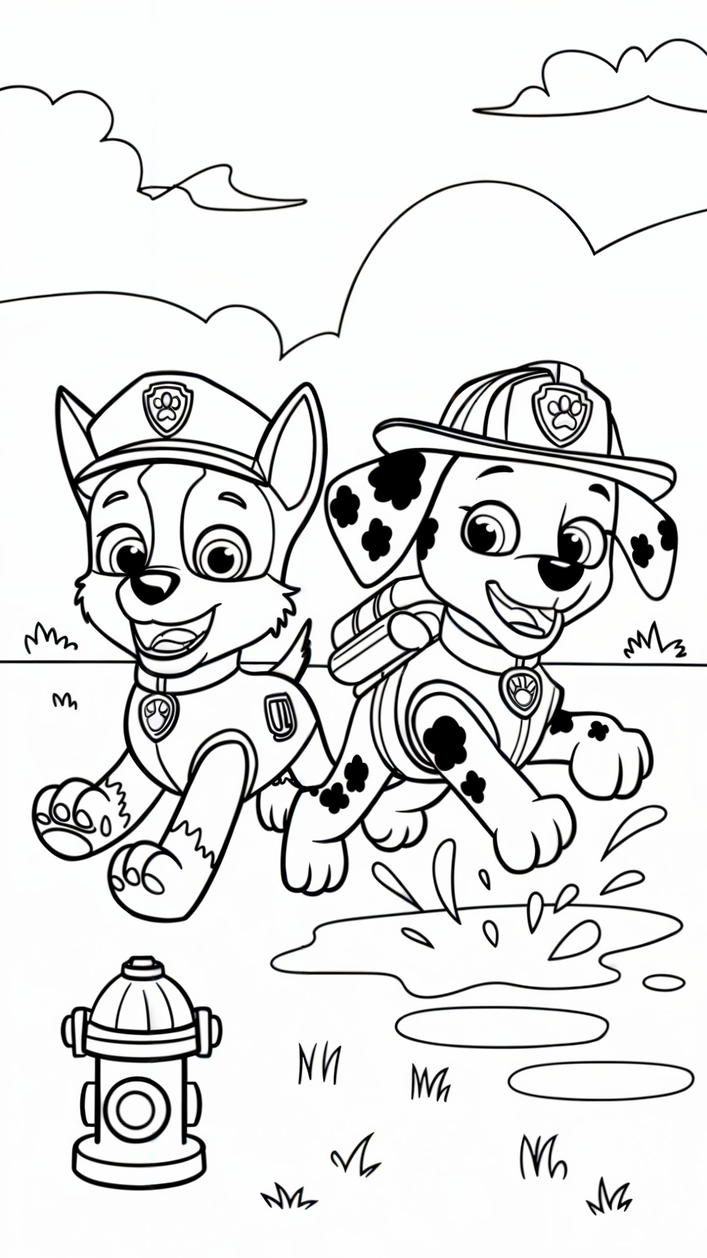 paw patrol chase ausmalbilder