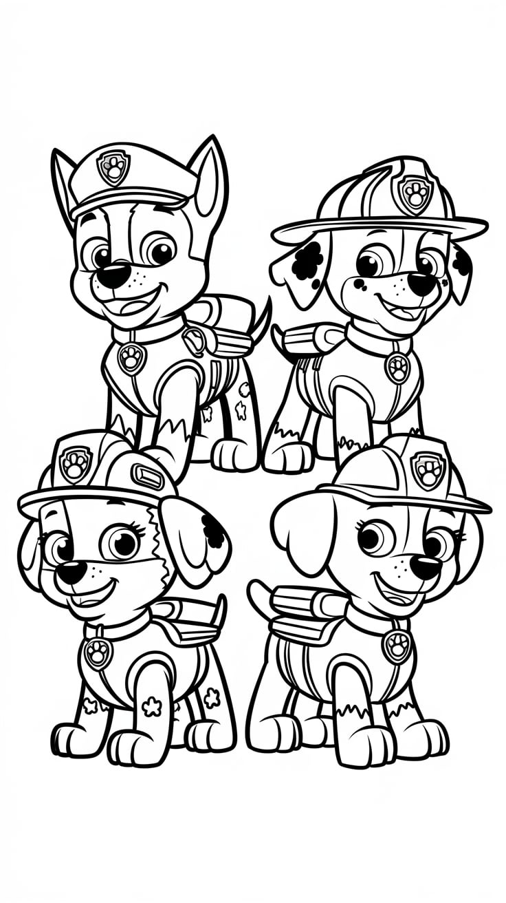 paw patrol skye ausmalbilder