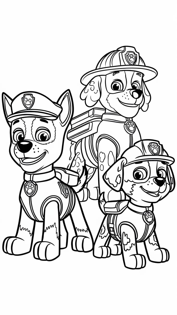 paw patrol skye ausmalbild