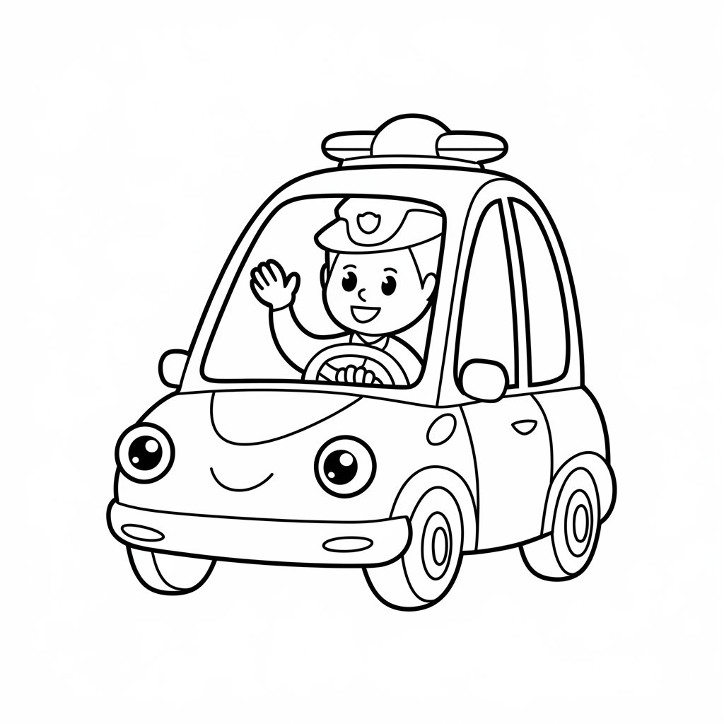 ausmalbilder lamborghini polizei