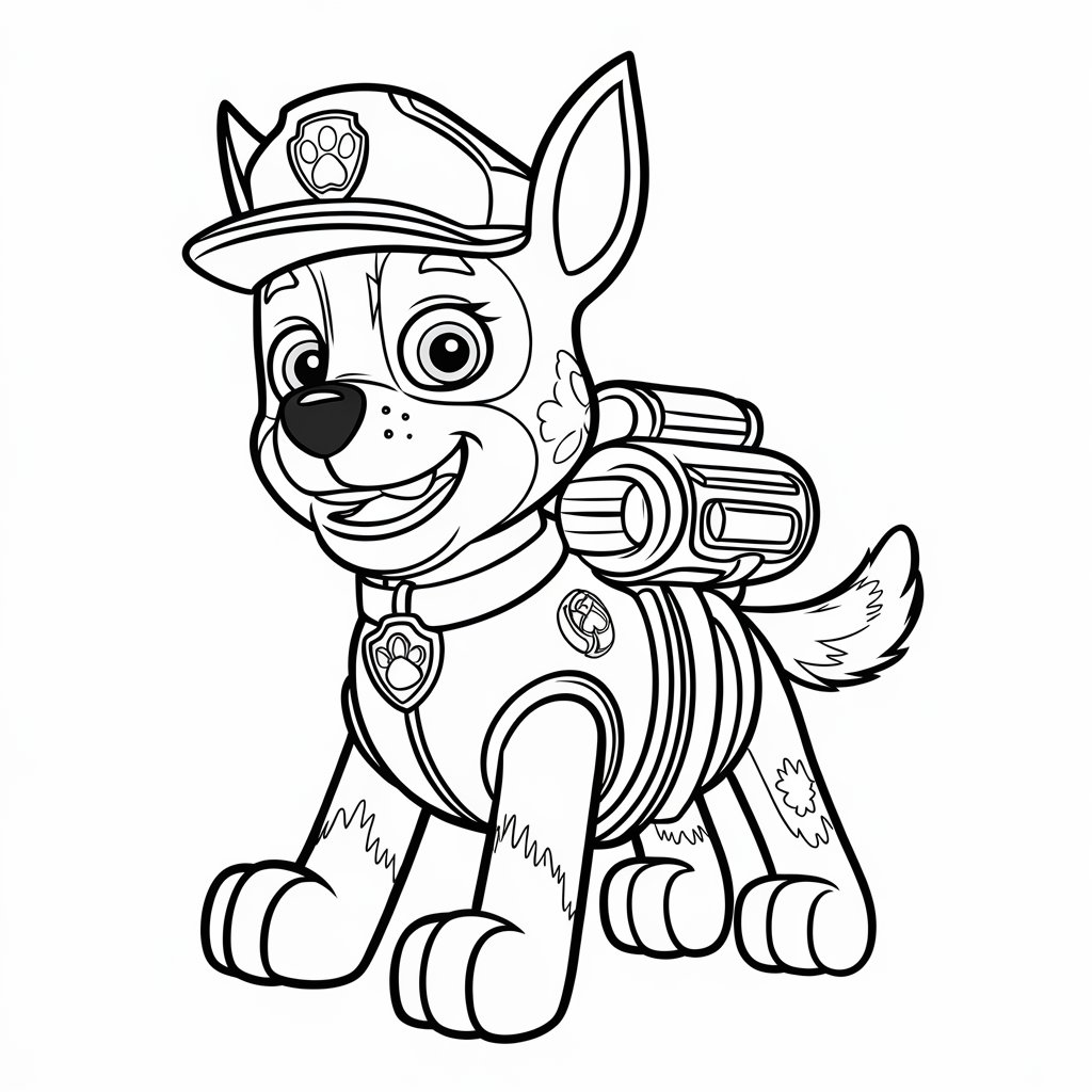 paw patrol ausmalbild kostenlos