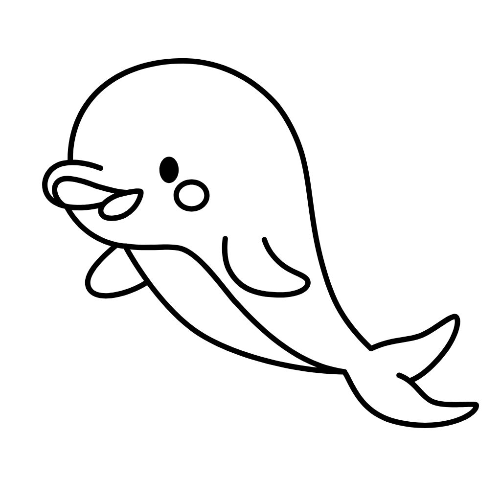 delfin ausmalbild