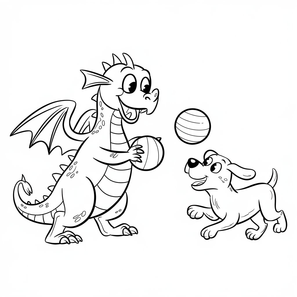 ausmalbilder drachen