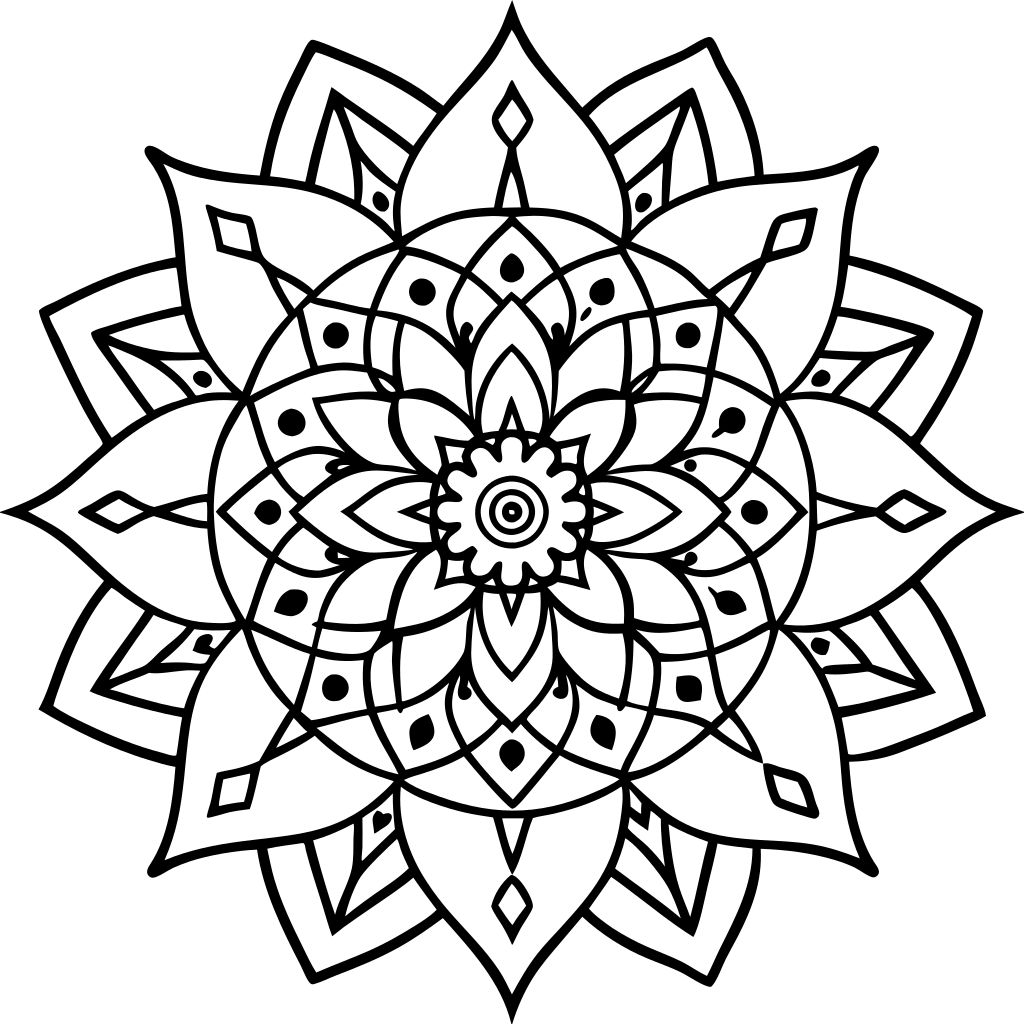 ausmalbilder tiere mandala