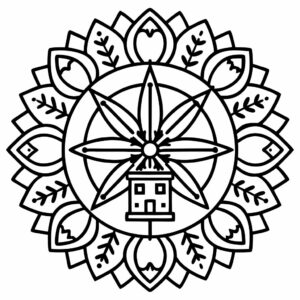 ausmalbilder pferde mandala