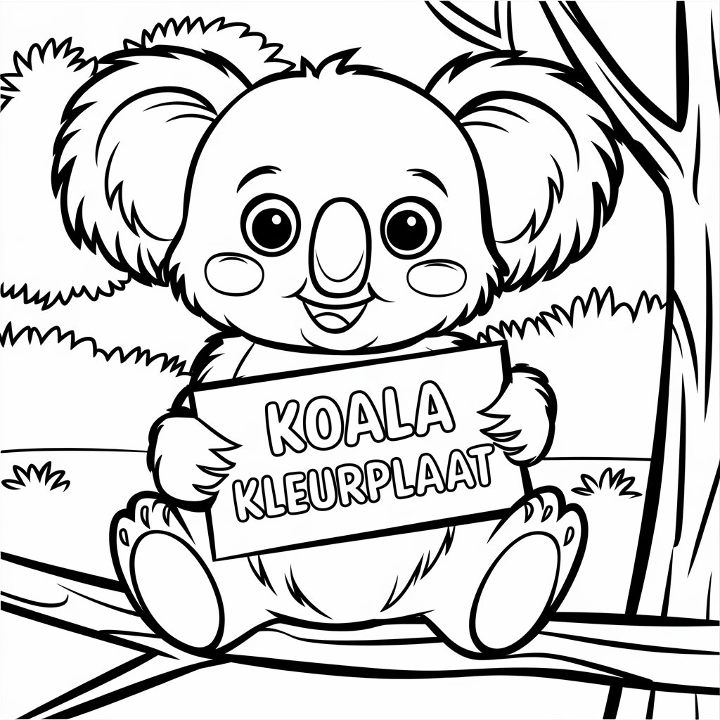 koala ausmalbilder zum ausdrucken